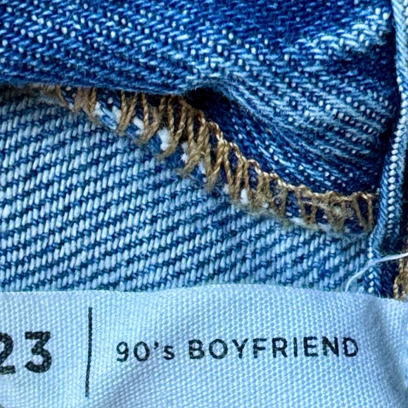 Pacsun Eco Patchwork 90s Boyfriend High Waisted Straight Leg Jeans Size 23 - Picture 7 of 16